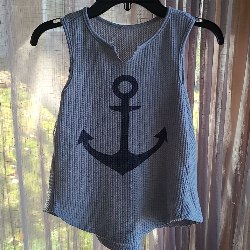 Girl's anchor tanktop